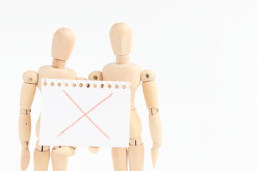 デッサン人形とスケッチブック