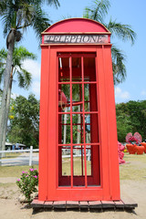 Obraz premium traditional red phone boot