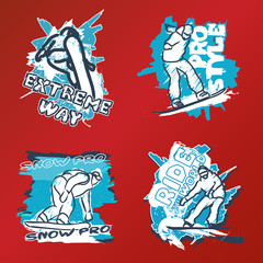 vector print set for sweatshirt