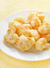 Cauliflower baked with egg