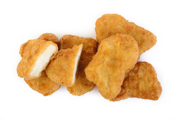 Fried chicken nuggets