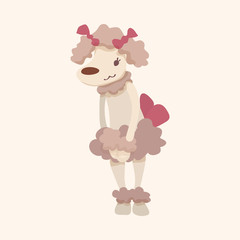 animal dog cartoon theme elements