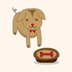 animal dog cartoon theme elements