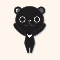 animal bear cartoon theme elements