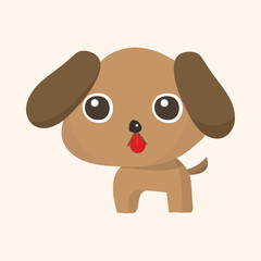 animal dog cartoon theme elements