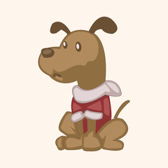 animal dog cartoon theme elements