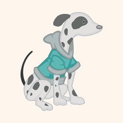animal dog cartoon theme elements