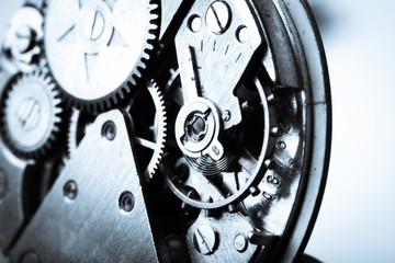 Watches. vintage watch machinery macro detail monochrome