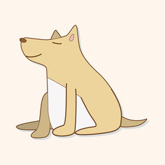 animal cat cartoon theme elements