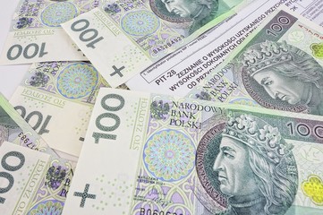 Polish tax form pit28