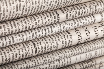 Text. A black and white background of English language