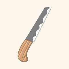 gardening sickle theme elements