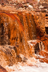 The Río Tinto (red river) is a river in southwestern Spain