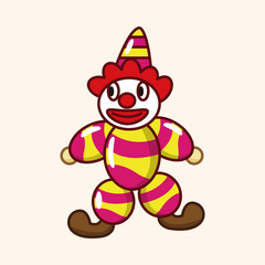circus clown theme elements