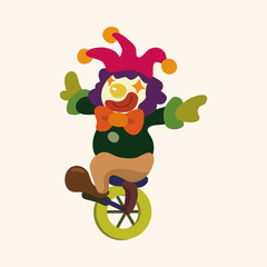 circus clown theme elements