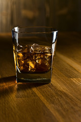 whiskey and natural ice