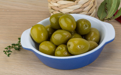 Green olives