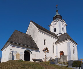 Fototapeta na wymiar Bergkirche Sternberg / Kärnten / Österreich