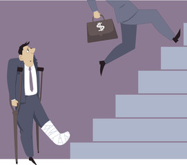 Disable person and career ladder