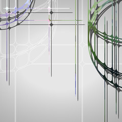 Abstract circles background