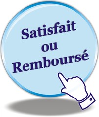 bouton satisfait ou remboursé