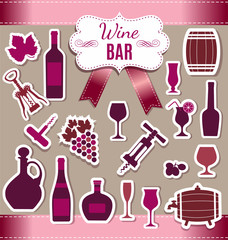 Vector wine stock illustration