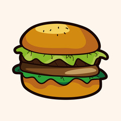 hamburger theme elements