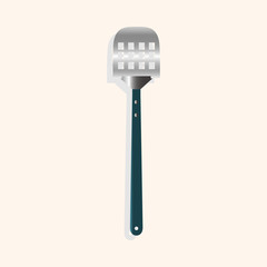 barbecue equipment clip and fork theme elements