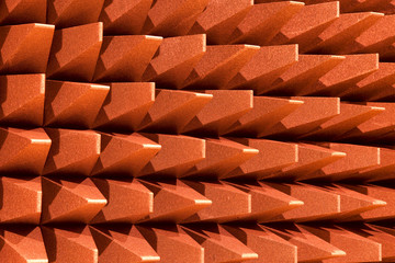 Anechoic electromagnetic or sound chamber