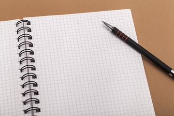Document. Ring Binder Isolated