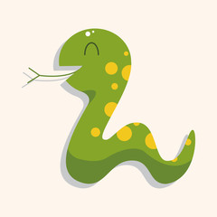 animal snake cartoon theme elements