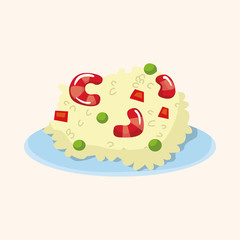 chinese food theme elements