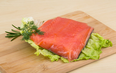 Salted salmon