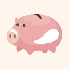 piggybank theme elements