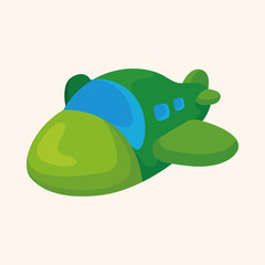 transportation airplane theme elements