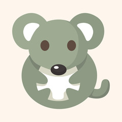 animal mouse cartoon theme elements