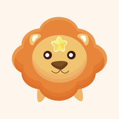 Constellation Leo theme elements