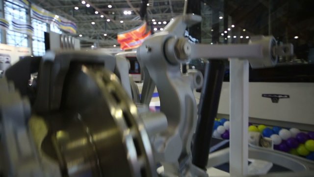 Independent suspension for buses at Exhibition ExpoCityTrans