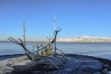 Reykjavik Barca e mare in Islanda