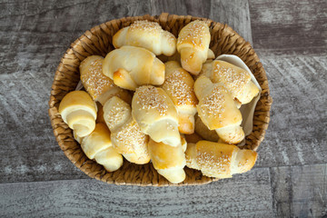 Homemade small bread like snacks