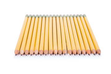 Pencil isolated on pure white background