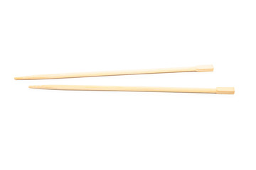 chopsticks in white background