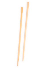 chopsticks in white background