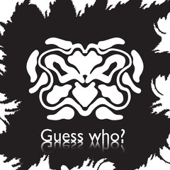 original face masks ancient gods, for tattoo and ancient amulets