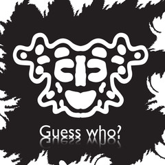 original face masks ancient gods, for tattoo and ancient amulets