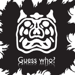 original face masks ancient gods, for tattoo and ancient amulets