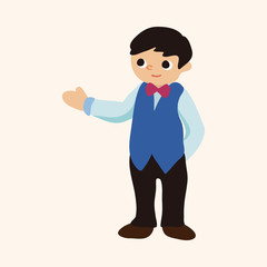 casino game dealer theme elements