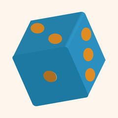 casino dice theme elements