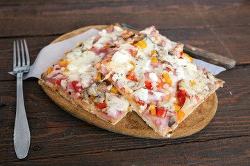 Homemade Pizza Slices