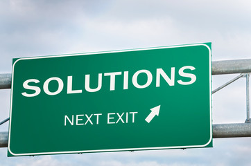 Solutions Next Exit, Conceptual Road Sign
